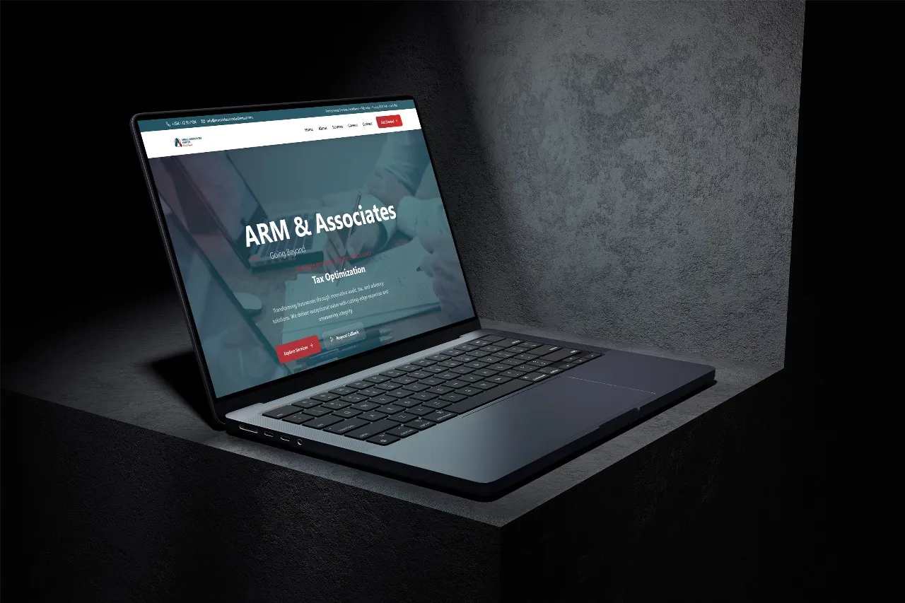 Armand Associates Limited website by Mocky