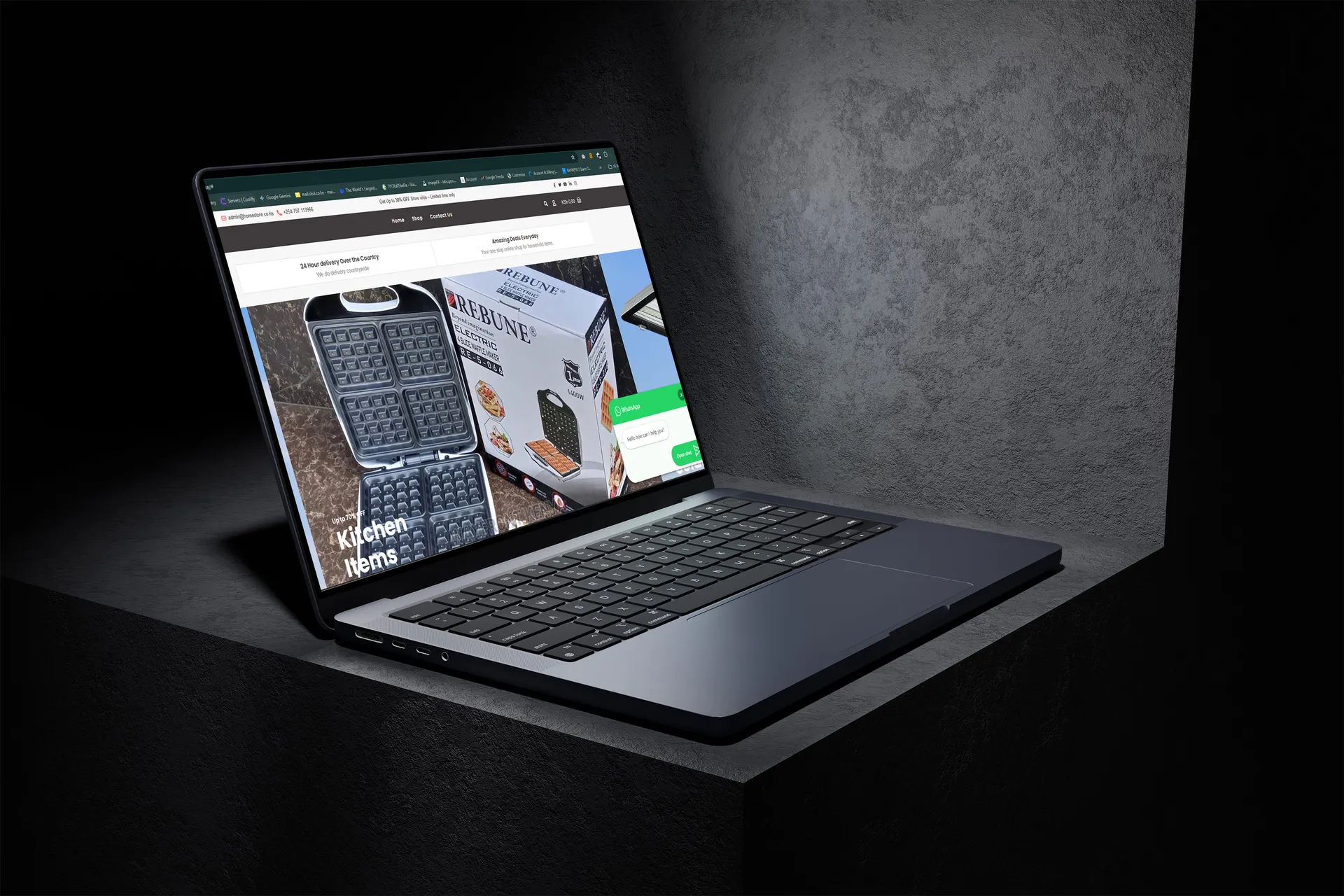 HomeStore website by Mocky