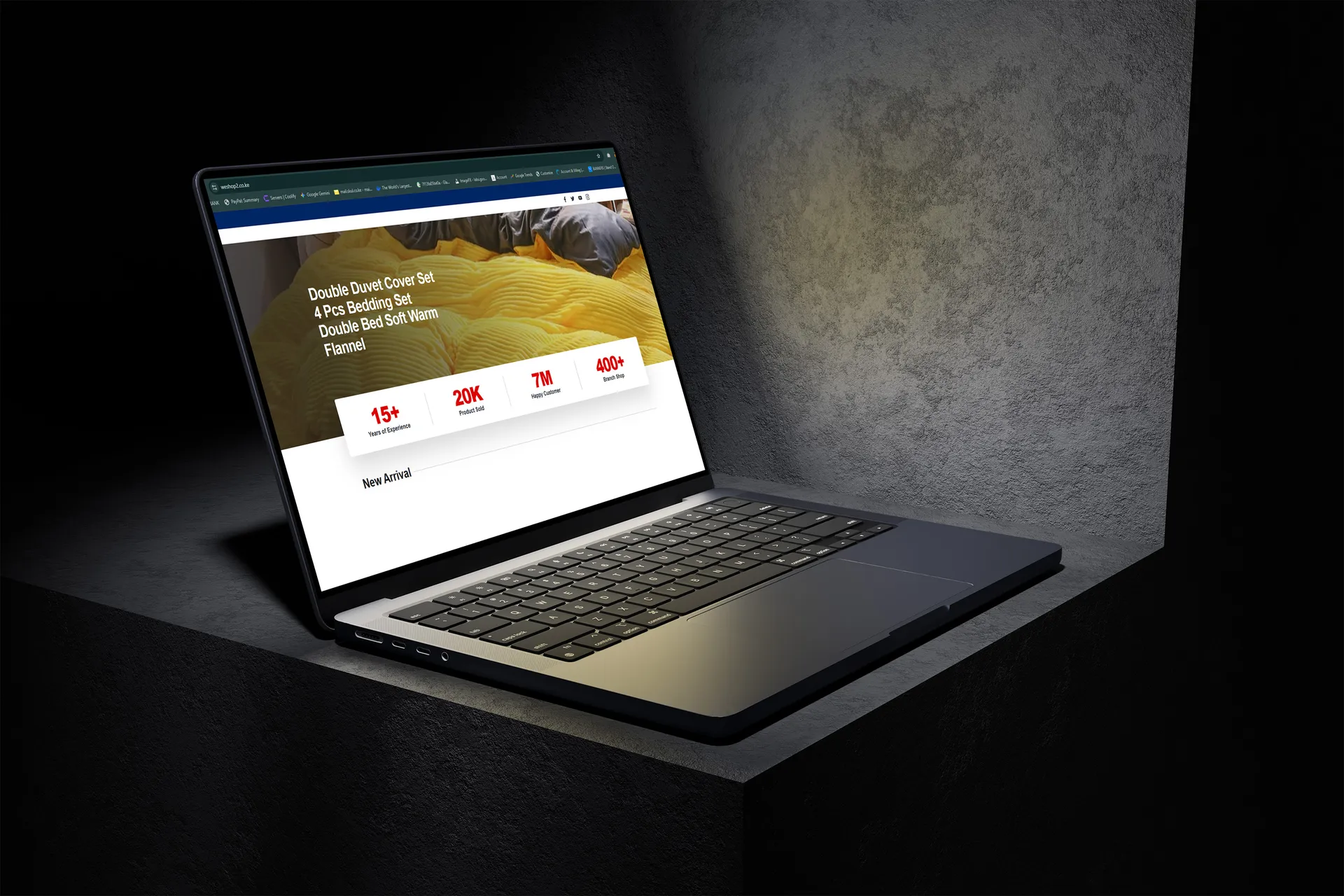 WeShop2 website by Mocky