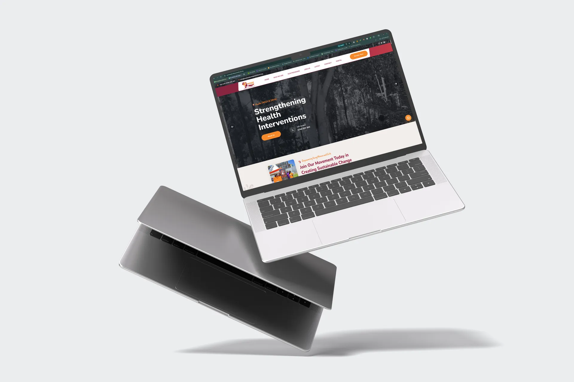 Women Development Fund website by Mocky